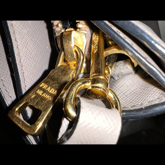 Prada Saffiano Soft Tote - Taupe - Picture 5 of 12